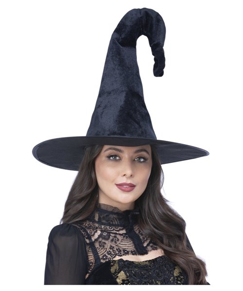 Gothic Coven Witch Hat Adult Black Gothic Coven Witch Hat Adult Black