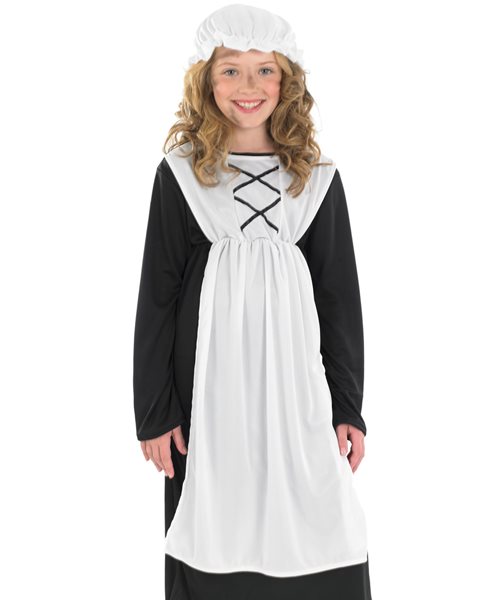 VICTORIAN SCULLERY MAID STREET URCHIN - 4-12 childs girls fancy dress ...