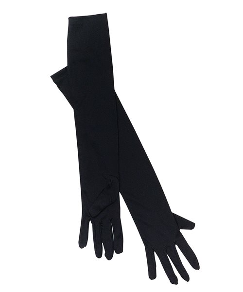 THEATRICAL OPERA STYLE GLOVES womens fancy dress costume accessory white black