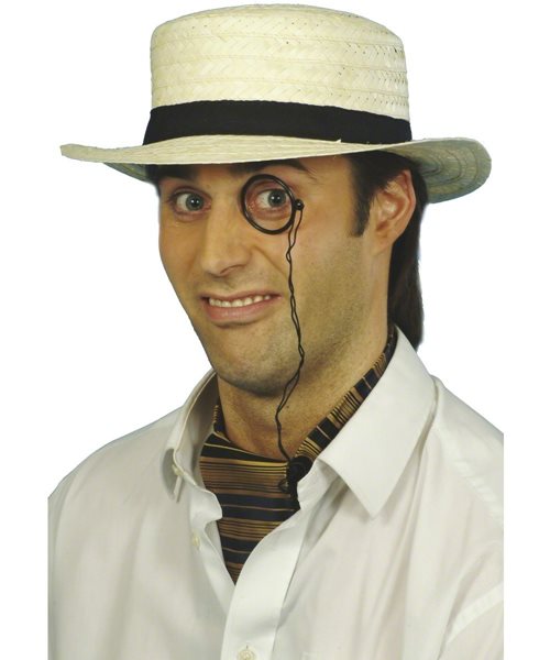 1920s boater hat
